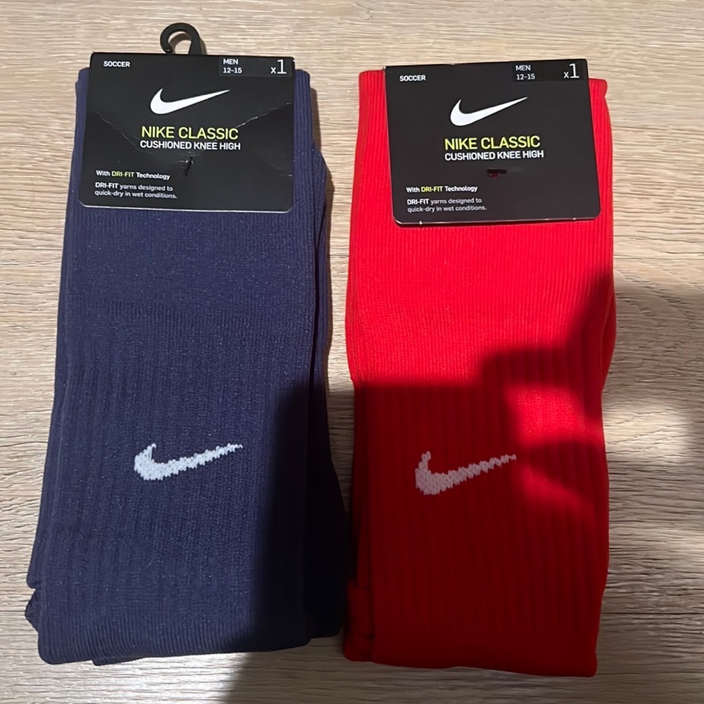 NIKE Classic Cushioned Knee High DRI-FIT Soccer Socks Men’s XL 12-15